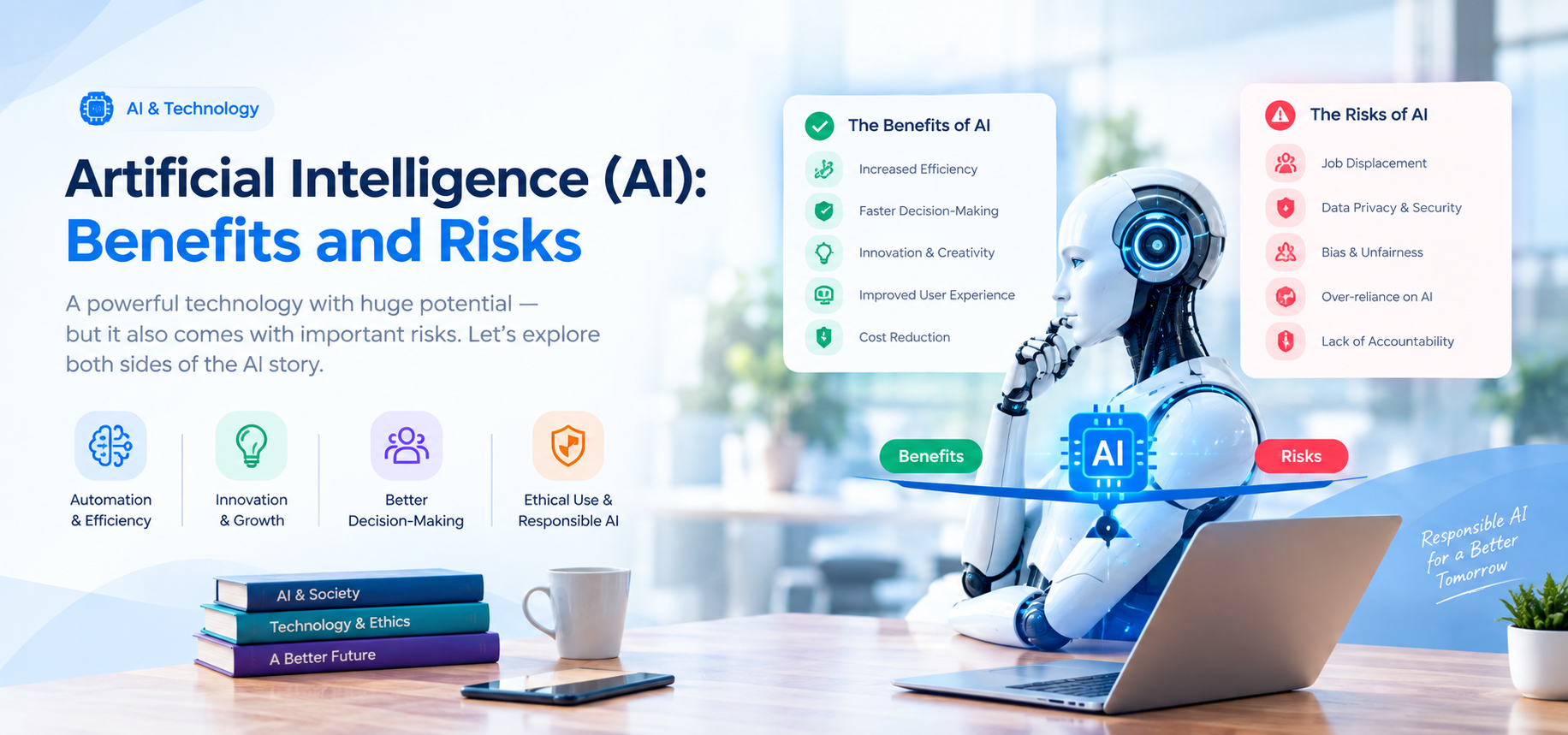 Cover image for Risks of AI Technology: Opportunities and Challenges Explained